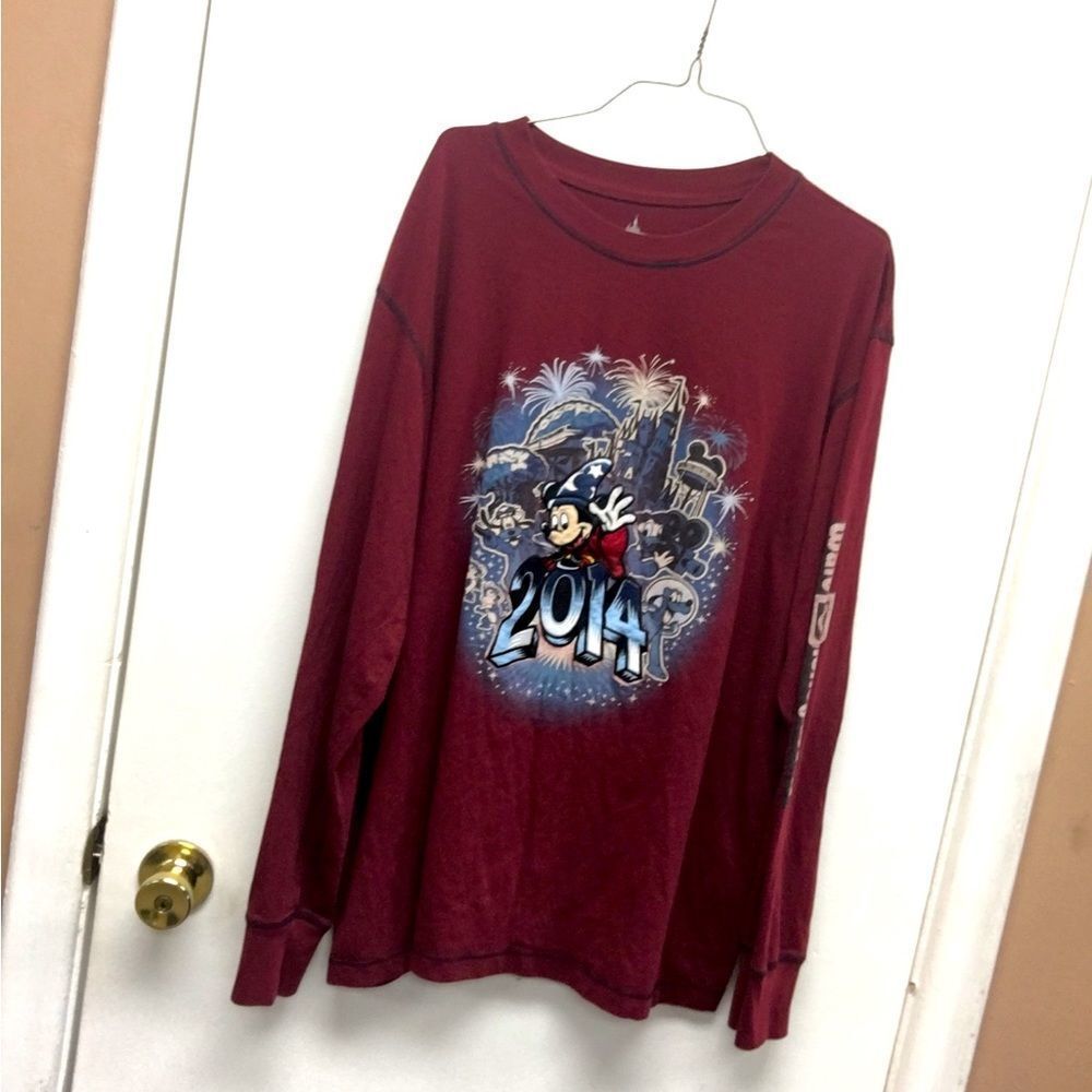 2014 Walt Disney World Embroidered Long-sleeve Mens size XXL